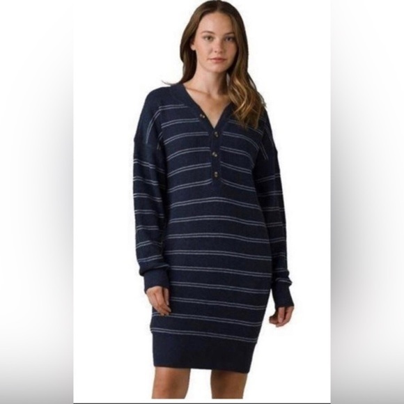 NWT PRANA Henley Dress - Picture 1 of 8